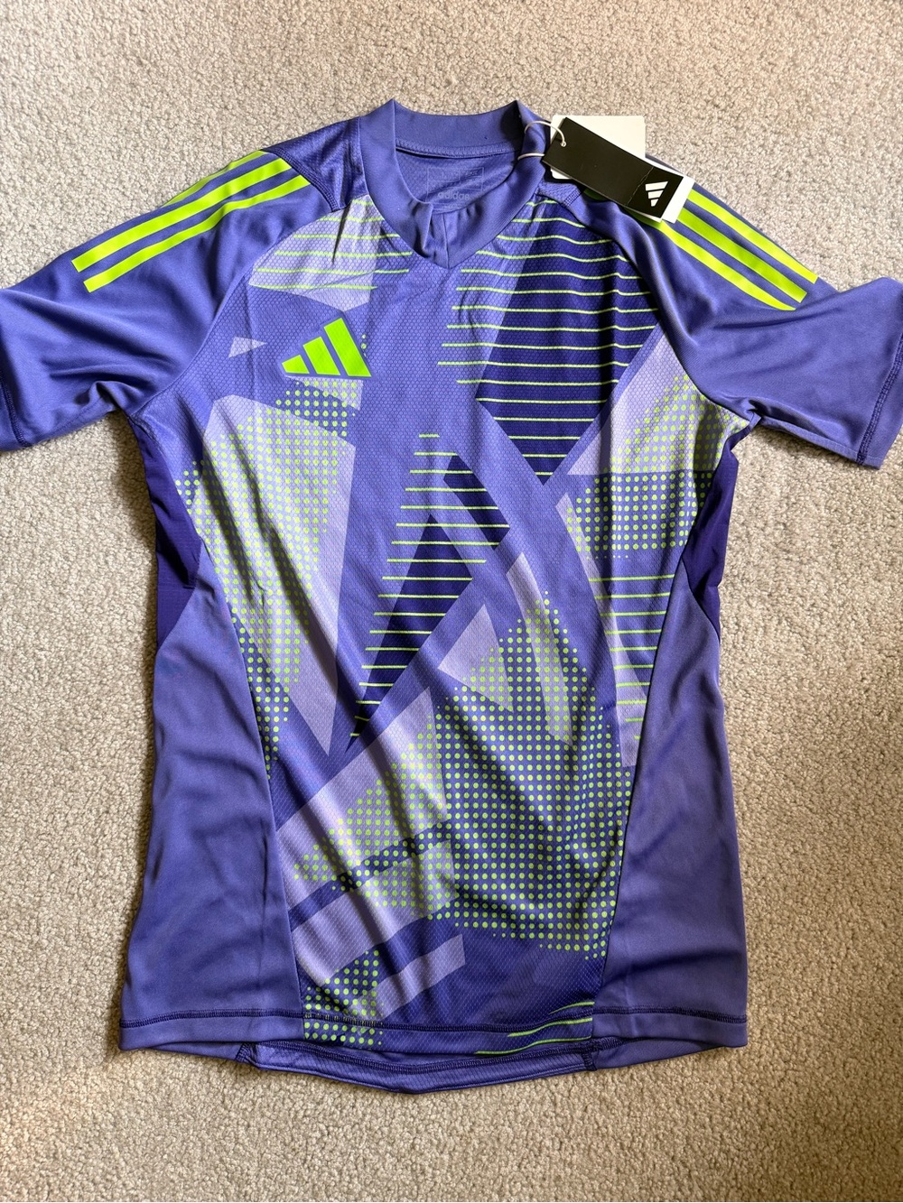 ADIDAS TIRO24 PRO GK JERSEY SHORT SLEEVE PURPLE
